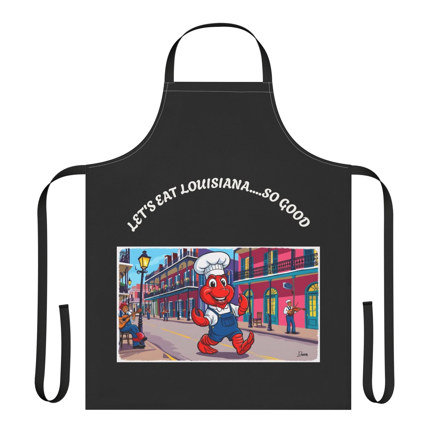Apron, 5-Color Straps (AOP)