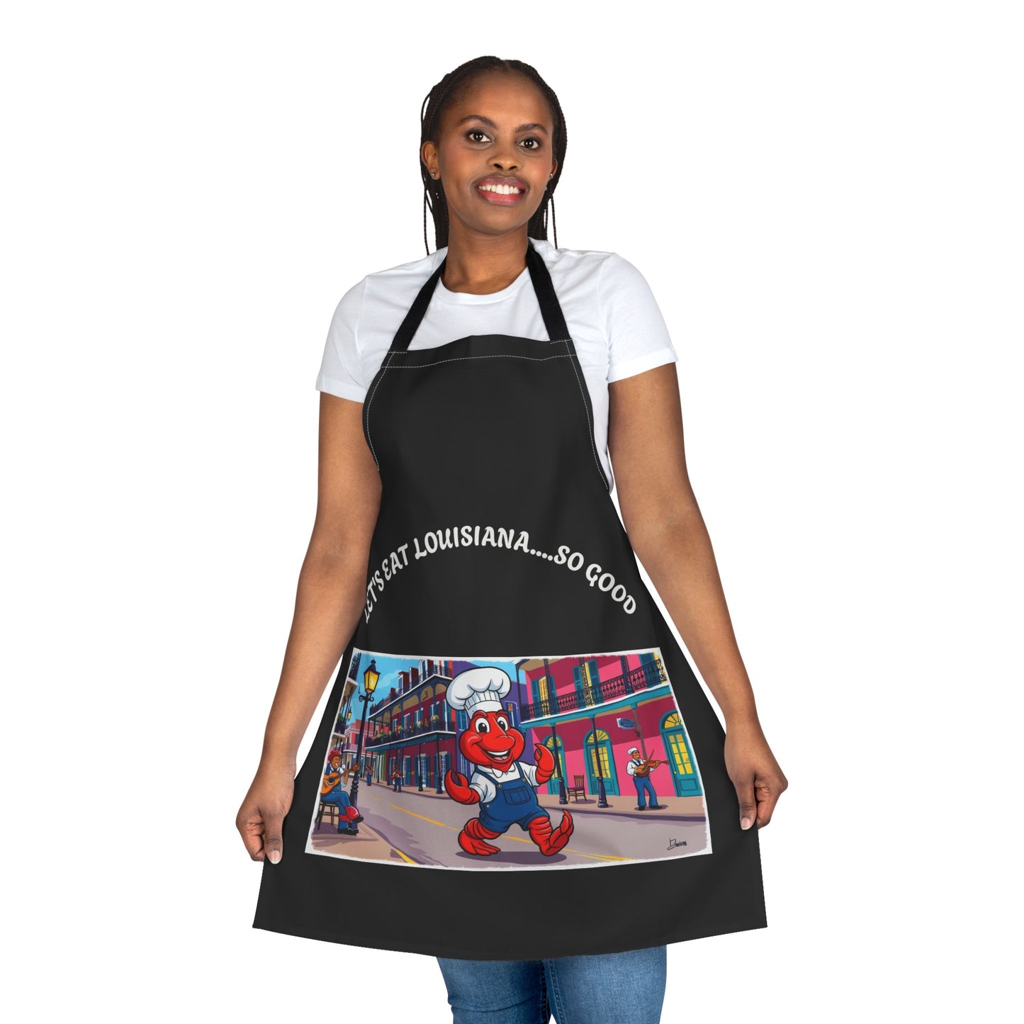 Apron, 5-Color Straps (AOP)