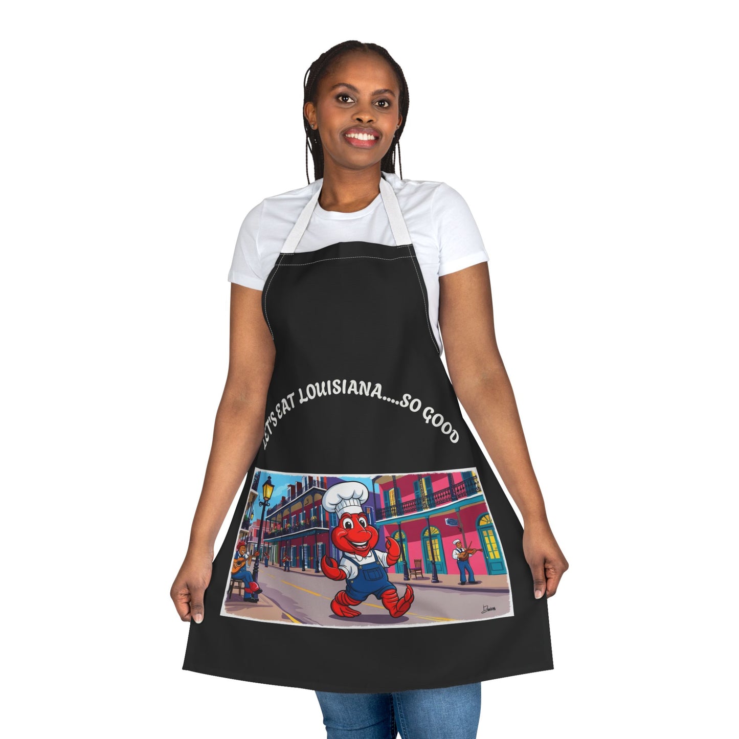 Apron, 5-Color Straps (AOP)